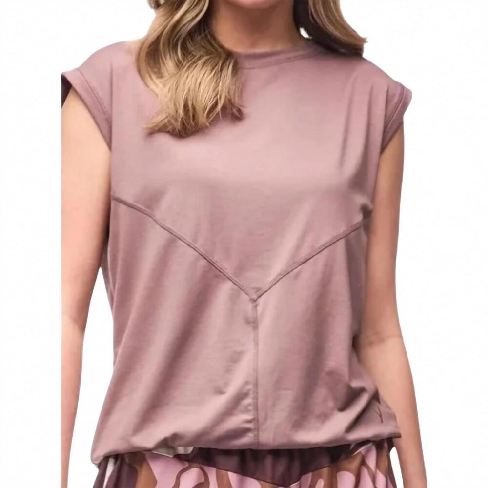 NEW INDYEVA goma tank top in dusty plum